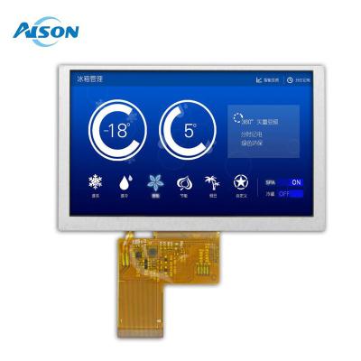 Chine Module LCD TFT de 5 pouces 800x480 Affichage 500 Cd/M2 RGB 24 Bit 40pin ILI6137 et ILI5960 Lecteur IC à vendre