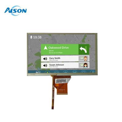 China 7 Inch TFT Resistive Touch Screen 800X480 Touchscreen Display Module 300 Cd/M2 for sale