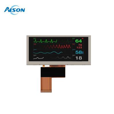 China 3.9 Inch Bar Type LCD Display 480x128 Medical LCD Display High Brightness for sale