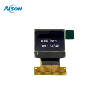 China 0.66 Inch OLED Display Module 64x48 Monochrome Oled Display 28 Pin for sale