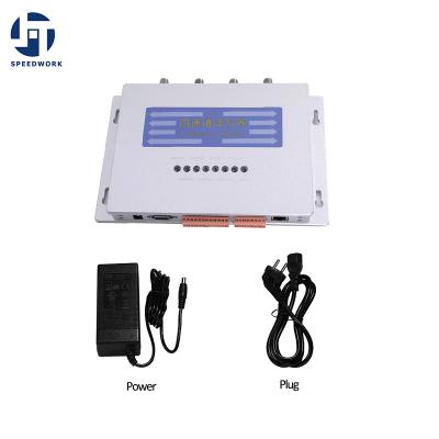 China IS18000 6C Impinj R2000 4 Ports UHF RFID Reader With TCP/IP RS232 Warehouse Management 246*160*30mm for sale