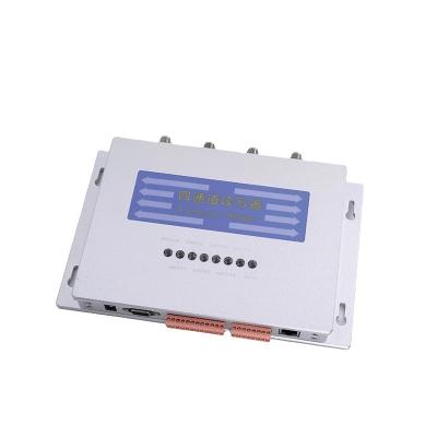 China Jietong High Performance Impinj R2000 Chip Multi-Tag 4 Ports UHF RFID Fixed Reader For Warehouse Management JT-928 246*180*30mm for sale