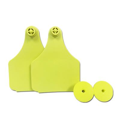 China Waterproof / GUA Size RFID RFID Ear Tag UHF Ear Tag Original Color Customization Animal Type Waterproof Cattle for sale