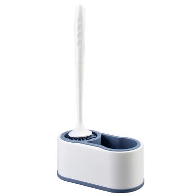 China 2021 Sustainable Nice Price Wholesale TPR Toliet Bathroom Sweep Cleaning Toilet Brush With Holder for sale