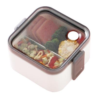 China Custom Leakproof Microwavable Plastic Food Storage Containers Bento Packaging Lunch Box For Adults And Kids for sale