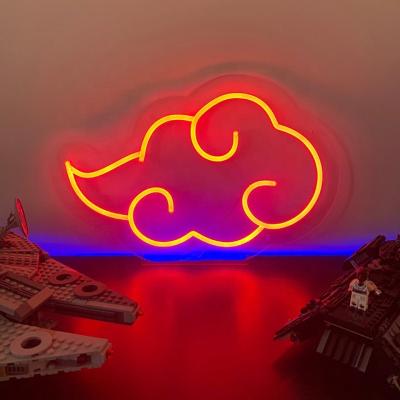 China event & Party Game Room Berdoom Wall Anime Cloud Neon Sign Led Lights Custom Decoration for sale