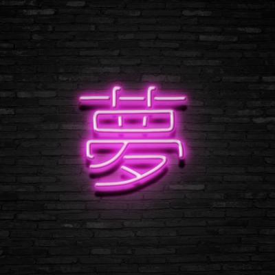 China event & Custom Home Neon Sign Anime Light Art Japanese Dream Neon Sign Party Bedroom Game Room Decoration Wall for sale