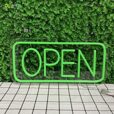 China Factory Eco-Friendly Outdoor Waterproof RGB Direct Logo Beer Club Bar Shop Custom Flex Led Open Neon Sign for sale