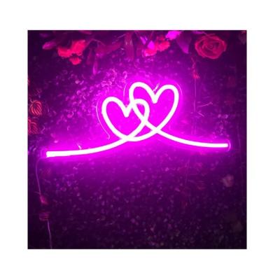 China Eco-friendly Chinese Manufacturer Flexible 12v Led Neon Lights Dripping Heart Neon Lights Sign for sale