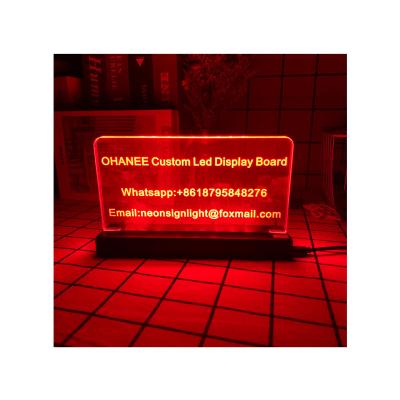 China Decor Office Advertising Led Panel Sign Projector For Phone Repair Car KTV Shop Menu Price Lists Billboard Light Advertising Comic Screen for sale