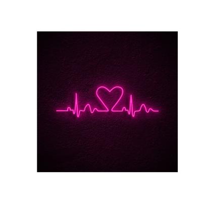 China Decorative Custom LamLamp RGB Flex Led Acrylic Heart Lines Neon Sign Lights Drop Shipping Eco-friendly Wall Game Room Decor for sale