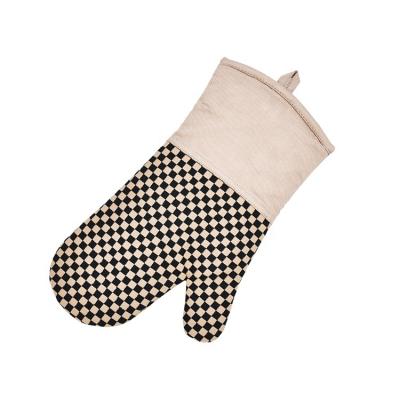 China Non Slip Multicolor Grill Gloves Custom Kitchen Cooking Oven Gloves Printed Silicone Oven Mitts for sale