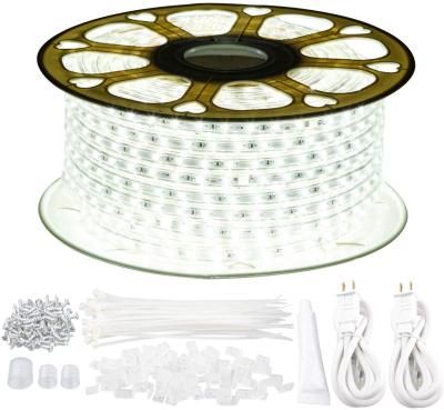 China Residential 220v UL high voltage rohs CE warranty 5 years led strip 100m 50 meters higo quality AC 50m led strip light 220v for sale