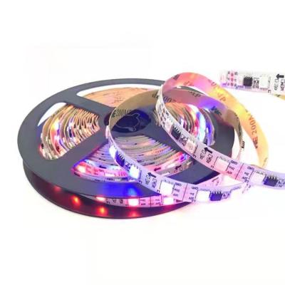 China Christmas residential outdoor led strip light ws2812b rgb led strip dmx digital rgb led strip ws2811 ws2812b for sale