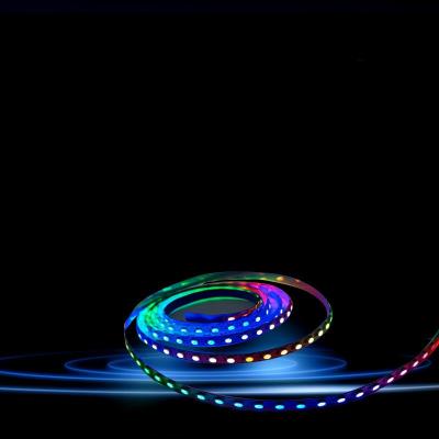 China Residential Decoration Dreamy Mood Home Flexible Color Ribbon Led Strip Light 5 Meter SMD 5050 RGB Multi-Colors Strip Lights / Led Strip for sale