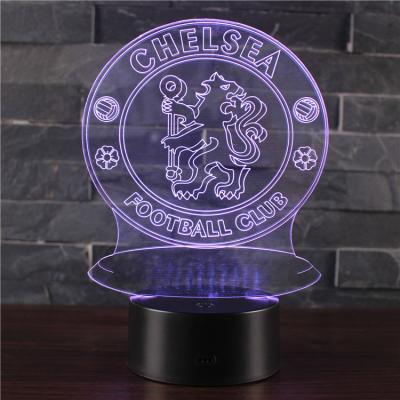 China New-designed Custom Logo Night Light 3D Lamp 3D Model 3D Night Light Gifts For Kids Boys for sale