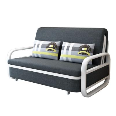 China Factory wholesale modern simple folding double function sofa bed comfortable fabric sofa bed stable frame foldable for sale