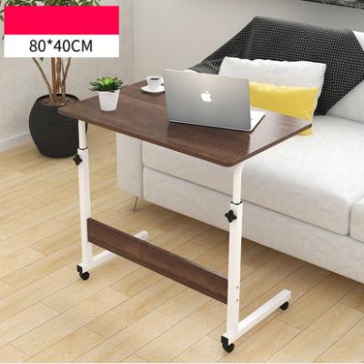 China Adjustable Mobile (Height) Lifting Computer Desk Dormitory Bedroom Office Furniture Multifunctional Lazy Bedside Table for sale