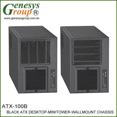 China With fan ATX-100B BLACK, atx, desktop, minitower, wallmount, chassis for sale