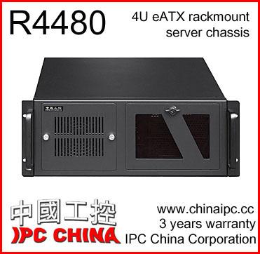 China With fan R4480 4U eATX server rackmount chassis industrial computer case, server rackmount chassis for sale