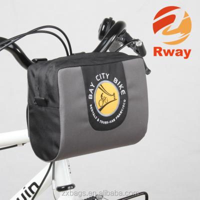 China 600DX300D Bicycle Travel Bag With High Density Fabric Handlebar Cycling Tool Bags for sale