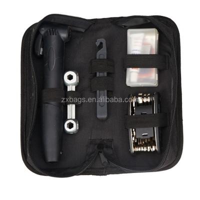 China MTB Bike Tool Kit Set In 600D Polyester Bicycle Bag for sale