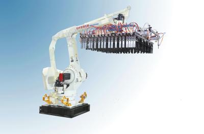 China Industriële 800KG-Robot die Systeem voor Baksteenindustrie stapelen Te koop