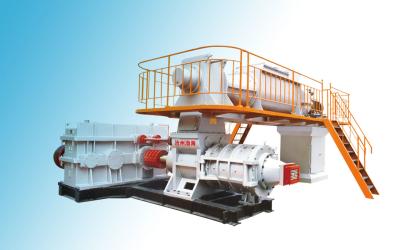 China Jky-90C Vacuümextruder In twee stadia Clay Brick Making Machine Te koop