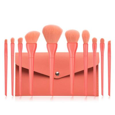 China Angular Blush 2021 High Quality Brushes Wholesale Logo Makeup Brush Set Custom Makeup for sale