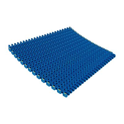 China Flat Polyester Mesh Conveyor Belt met roestvrijstalen keten Te koop