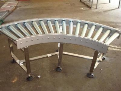 China                  Curved Conveyor High Strength Powerful Belt Curved Modular Conveyor for Logistics              for sale