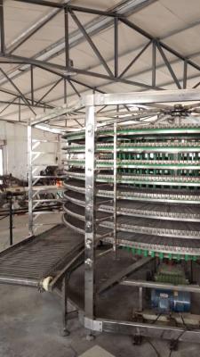 China                  Spiral Cooling Conveyor Tower/Cooling Conveyors for Cooling Food              for sale