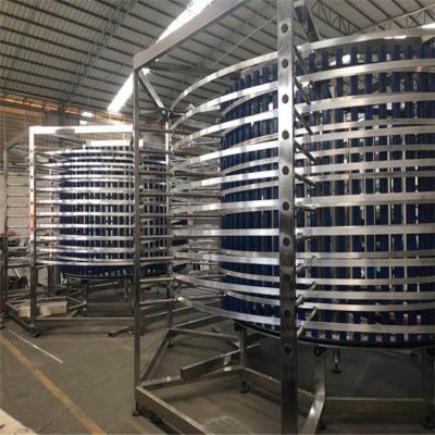 China Bread Spiral Conveyor Cooling Tower System Metode tegenstroom Te koop