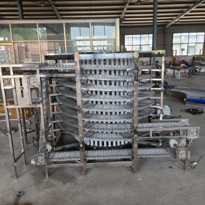 China Flexible Cooling Tower Conveyor Spiral Conveyor Lifting Tower Te koop