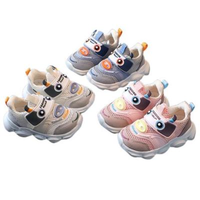 China Around 2022 Baby Shoes Comfortable Boys Sports Girls Kids Toddler Shoes Cute Cartoon Walking Cut Fitness Softly Breathable for sale