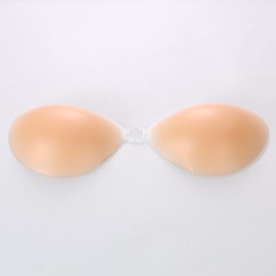 China Mei Xiao Ti Silicone 3D Bra Deep V Cup Seamless Invisible Self Adhesive Stick Bra For Wedding Dress for sale