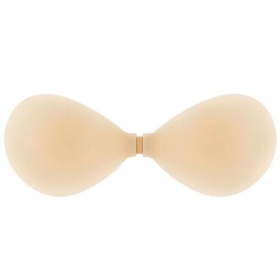 China Mei Xiao Ti Solid Silicone Invisible Seamless Bra Women Lift Up Reusable Waterproof Sexy Pies Bra Strapless Underwear Nipple Tights for sale