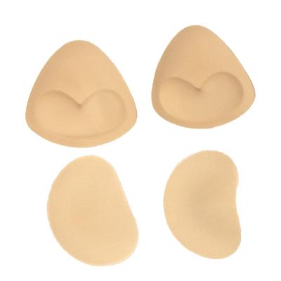 China Mei Xiao Ti Women Seamless Self Adhesive Lift Up Bra Insert Foam Silicone Bra Shield For Swimwear for sale