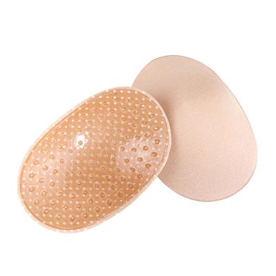 China Mei Xiao Ti Non-Slip Adhesive Sticky Pad Epaulet Breathable Detachable Silicone Anti-Slip Pad For Ladies for sale