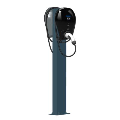 China floor type - 2 car 230V IOCAH10 7KW AC EV charger 22kw home fast ev charging station for sale