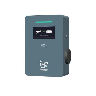 China iocharger 32A 7kw ocpp ev charging station wallbox 22kw wifi 4G ce certified ev fast charger IOCAW05C for sale