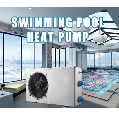 China Hotel OEM/ODM 5-30kw Heating and Cooling Swimming Pool Air Source Water Heater Boiler 220V Air To Water Heat Pump Water Heater for sale