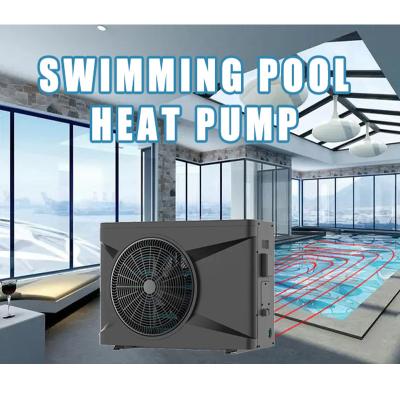 China Hotel Custom 7.6-35kw DC inverter Heating and Cooling Swimming Pool Air Source Water Heater Boiler Air To Water Heat Pump Water Heater for sale