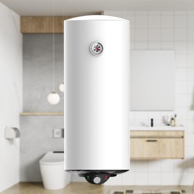 China Hotel Hot Selling  Custom Logo Household Bathroom 30L 50L 80L 100L Vertical Water Heater Boiler Electric Storage Water Heater for sale