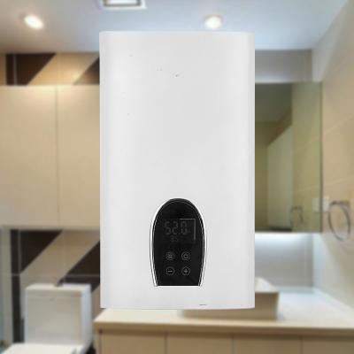 China Hotel Low Price  Smart Touch Control Tankless Water Heater 380V 12-24KW Instant Electric Water Heater for Central Hot Water for sale