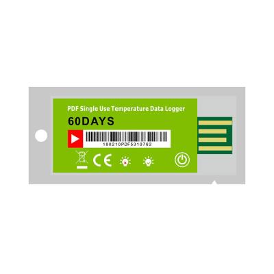 China YSUP-15P Ultra-Low-Cost Single Use Cold Chain USB Pdf Temperature Data Logger for sale