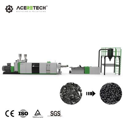 China ASE ABS Crusher Plastic Recycling Granulation Scrap Plastic Recycling Machine With Single Screw Extrusion for sale