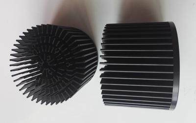 China Cold Forged  25W LED Aluminum Heat Sink With Customized Threaded Holes for sale