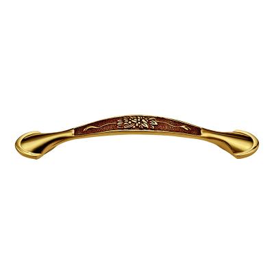 China High Quality Forged  Brass Furniture Handle And Cabine Handle With Patterns for sale