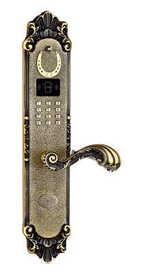 China Home Entrance  Brass Fingerprint Door Lock  Password Door Lock for sale